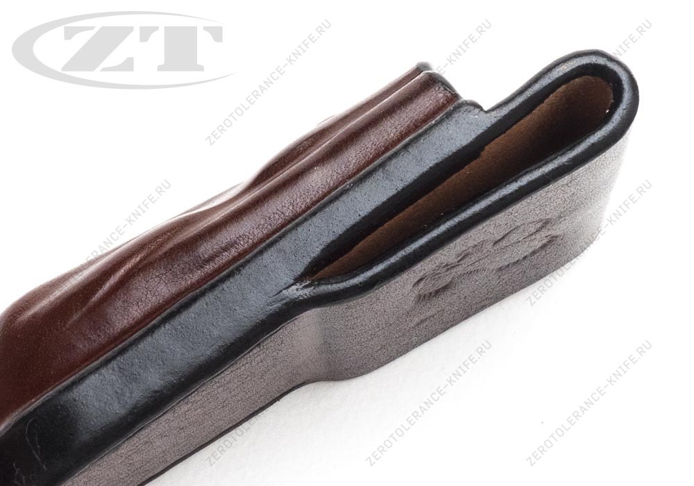 Чехол кожаный ZT 0562 коричневый - фотография 