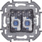 Розетка компьютерная двойная RJ45 категория 6 UTP - Legrand Inspiria - слоновая кость — фото 13