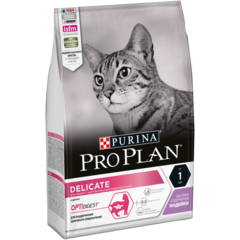 Pro Plan сухой корм для кошек с чувствительным пищеварением (индейка) 3 кг