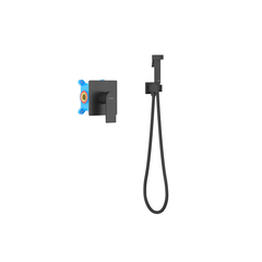 Aquatek Лира AQ1419MB Набор с гигиеническим душем, цвет: чёрный фото