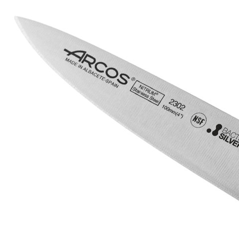 Нож кухонный стальной овощной 10 см ARCOS Riviera Blanca арт. 230224W