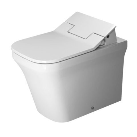 Duravit P3 Comforts SensoWash 2166592000 Унитаз напольный Rimless без смывного края, пристенный вариант, включая крепление, с HygieneGlaze