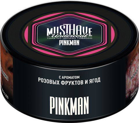 М. Табак для кальяна Must Have Пинкман (Грейпфрут, клубника) 125гр