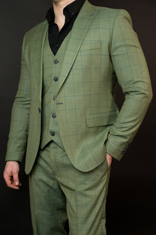 Костюм мужской - тройка Slim Fit SLAVASIO 26/45