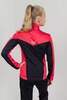 Детская утепленная разминочная куртка Nordski Jr Base pink-black - 2
