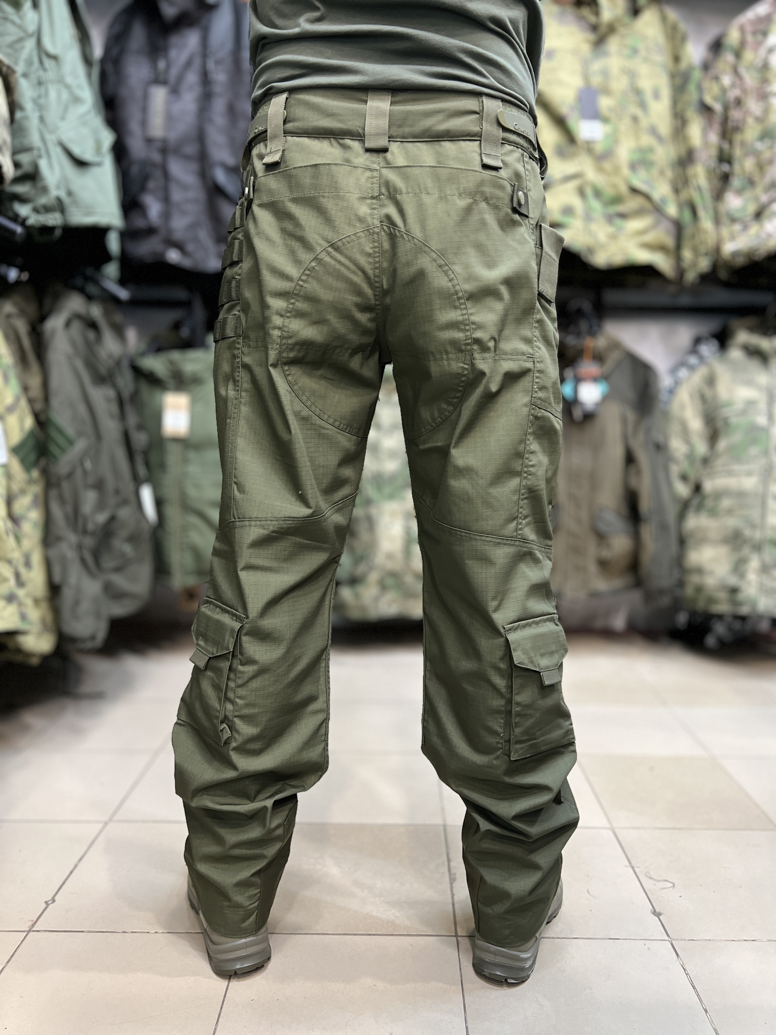 Костюм тактический Rescuer Олива (RipStop, MOLLE, демисезон)