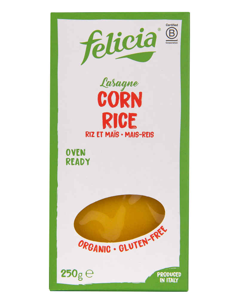 Макаронные изделия FELICIA без глютена из кукурузно-рисовой муки BIO Лазанья 250 г