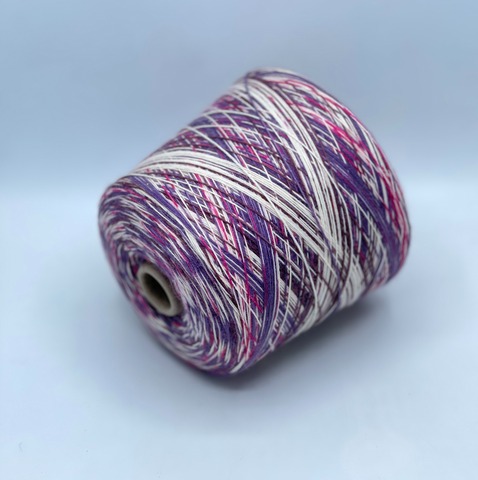 Бобинная пряжа, Calzeteria, 400м. 75% Меринос, 25% Полиамид,Ягодный пломбир, 37580