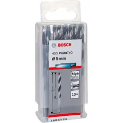 Сверло из быстрорежущей стали HSS PointTeQ 5 мм, 10 шт. BOSCH 2608577218