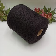 Фактурный хлопок с шелком Cocchino Черный 450м/100гр 01