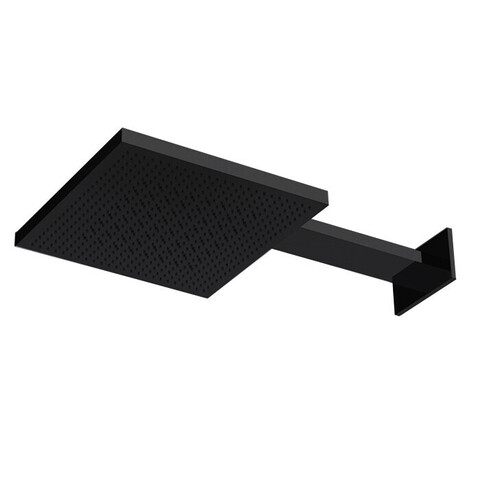 Almar E044277.MB Верхний душ 30х30 см, 2 режима, с настенным держателем, цвет черный матовый