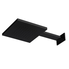 Almar E044277.MB Верхний душ 30х30 см, 2 режима, с настенным держателем, цвет черный матовый фото