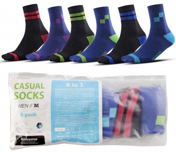 NONAME CASUAL беговые носки 6 пар