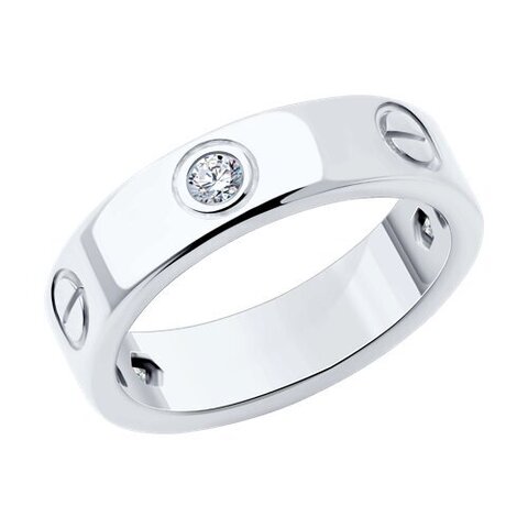 Кольцо LOVE из серебра 925 пробы в стиле CARTIER