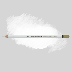 Карандаш художественный акварельный KOH-I-NOOR МОНДЕЛУС 3720, цвет 01 титановый белый
