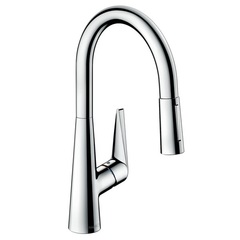 Hansgrohe 73851000 Смеситель для кухни с выдвижным изливом и лейкой фото
