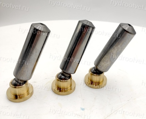 Фото A4VSO71 PISTON SHOE SET(ONE SET=9PCS) Small hole - Набор поршней 20,5x88 мм с подпятниками (в одном наборе 9 шт.) для насоса A4VSO71, малое отверстие