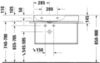 Duravit DuraSquare 2348800041 Раковина мебельная