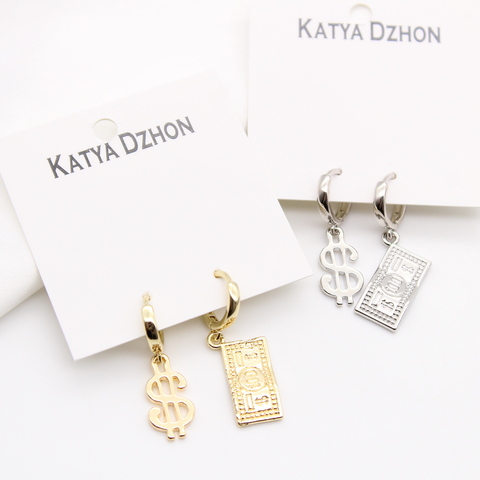 Серьги Katya Dzhon money magnet