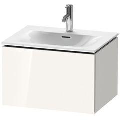 Duravit L-Cube LC613502222 Тумба подвесная под раковину, 1 выдвижное отделение, 400x620x481мм, цвет White High Gloss фото