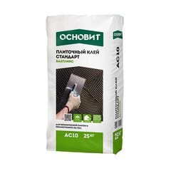 Клей для плитки и керамогранита Основит Базпликс AC10 Стандарт (25 кг)