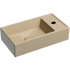 Ceramica Nova Element CN6051LMC Умывальник подвесной прямоугольный (чаша слева, отверстие под смеситель справа), 41.7x21.7, цвет: бежевый фото