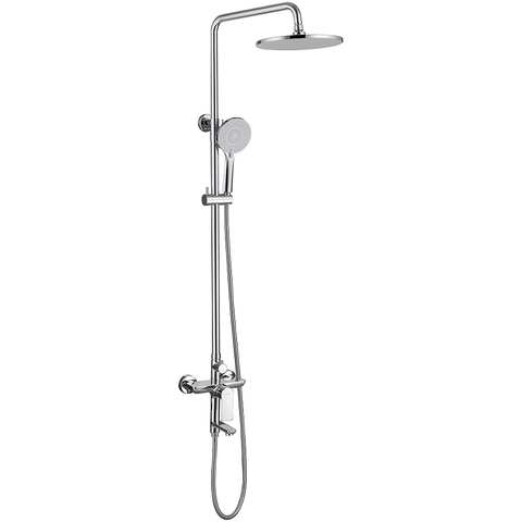 Abber Weiss Insel AF8016N Душевая стойка с изливом, цвет: хром