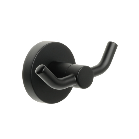 Fixsen Comfort Black FX-86005A Крючок двойной, цвет: чёрный