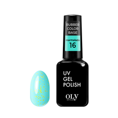OLYSTYLE Базовое Камуфлирующее покрытие Rubber Color Base тон 16 blue
