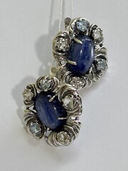 Лето (серьги из серебра)