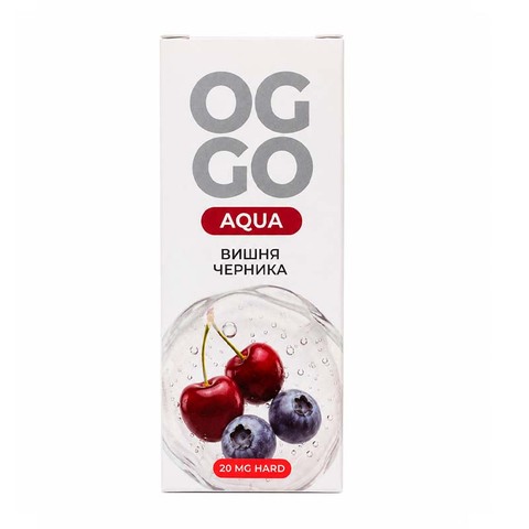 Жидкость OGGO AQUA 2% HARD Salt 30 ml - ВИШНЯ ЧЕРНИКА
