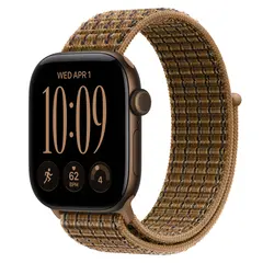 Умные часы Apple Watch Series 12 GPS, 42mm, Dark Bronze Aluminum Case with Light Umber Plaid Sport Loop