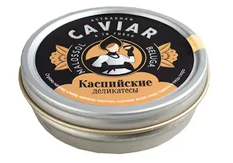 Икра белуги "Каспийские Деликатесы", 250г
