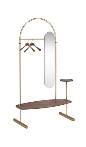 Фото: Вешалка ARCO Gold/Walnut - основной вид