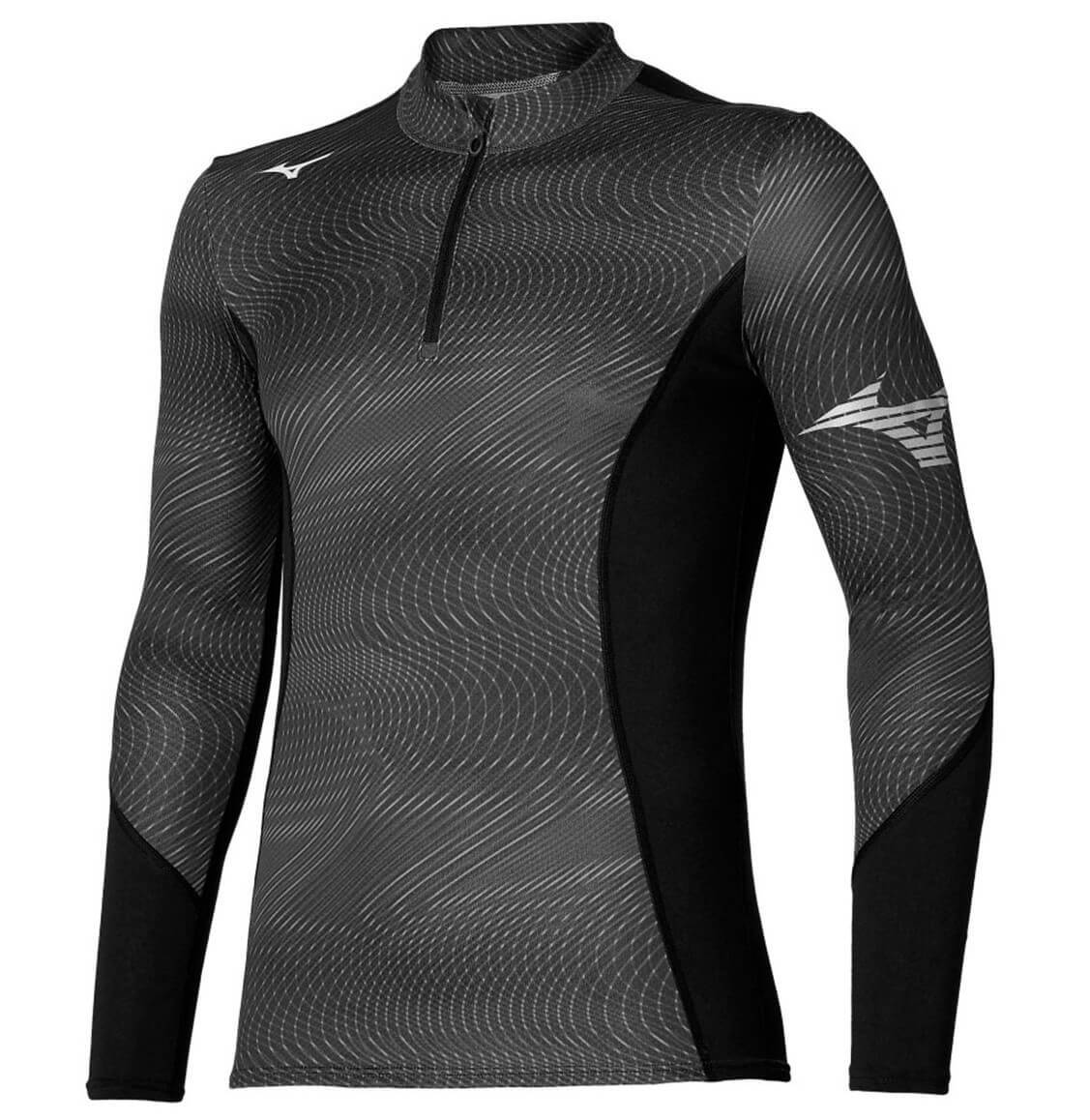 Mizuno Virtual Body G3 HZ термобелье рубашка мужская черная-серая