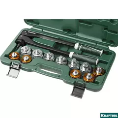 KRAFTOOL Pro Cut, 10 - 28 мм, 1/4 - 7/8?, расширитель-калибратор для труб (23650-H12)