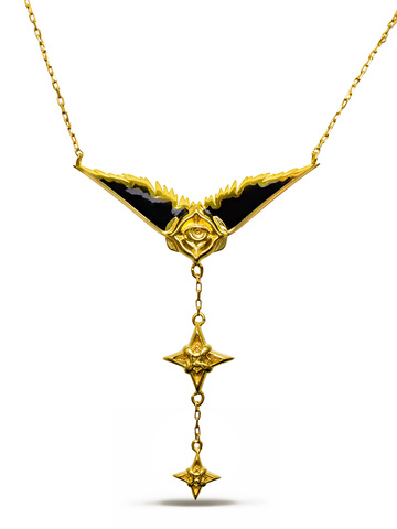 Колье Адара, серебро 925, позолота 18k