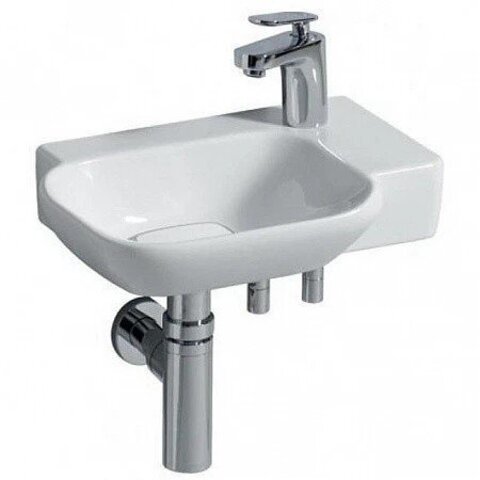 Geberit myDay 125540600 Раковина 40x10.5x28см, белый / Специальное керамическое покрытие