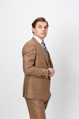Костюм мужской - тройка Slim Fit Slavasio 73/90