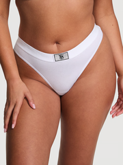 STRETCH COTTON ЛОГО ТАНГА СО СТРАЗАМИ