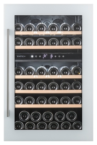 Винный шкаф Temptech Oslo OZ90DW двухзонный белый