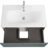 BelBagno UNO-800-1C-SO-AO База под раковину подвесная с фрезерованными ручками по всей длине фасада с одним выкатн. ящ., Голубой Матовый, 800x455x350