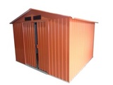 Металлический сарай GreenStorage Арчер D 267х245 бурый