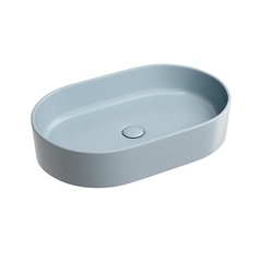 Ceramica Nova Element CN6048MHL Умывальник чаша накладная овальная, 60.8x38.5, цвет: серо-голубой матовый фото