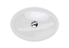 Geberit VariForm 500.771.01.2 Раковина с установкой на столешницу овальной формы, 55х40 см, без отв. под смеситель, без отв. перелива