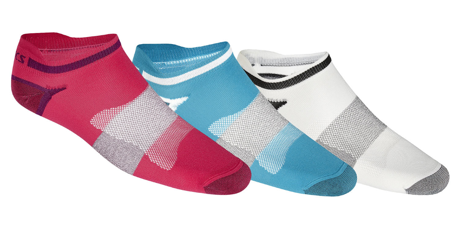 Комплект носков Asics 3ppk Lyte Sock белые-розовые-синие