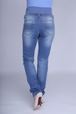 Джинсы для беременных (SLIM) 09611 синий