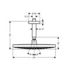 Hansgrohe Raindance Select S 27337400 Душ верхний 30,1х30,1 см 2 режима