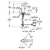GROHE Lineare 32109001 Смеситель для раковины