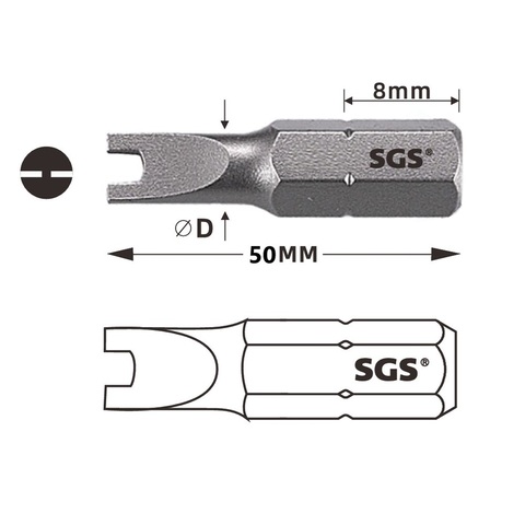 Бита Spanner SP 2,0 х50мм S2 1шт SGS 6350-U2.0